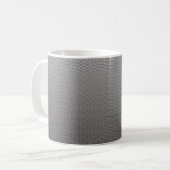 壁_の白黒の写真 コーヒーマグカップ (正面左)