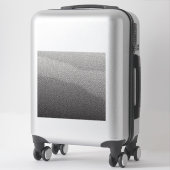 壁_の白黒の写真 シール (スーツケース)