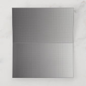 壁_の白黒の写真 プレイスカード (内部開封)