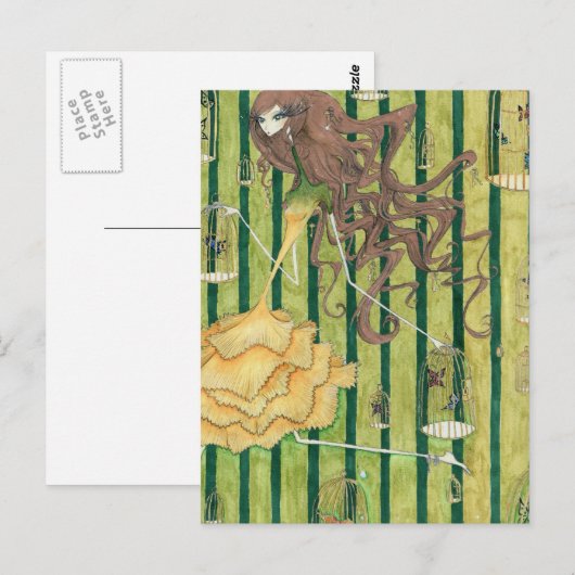 『壁』はがき ポストカード (正面/裏面)