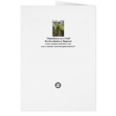 壁、イギリスのキンレンカ (裏面)