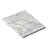 壁 エレガント プレーン シンプル プロフェッショナル モダン ノートパッド (アングル)