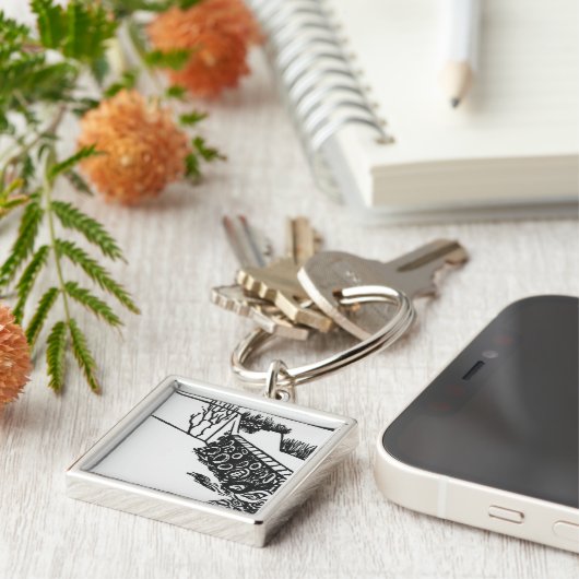 壁 キーホルダー (側面)