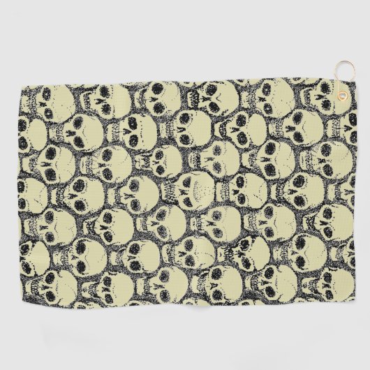 壁o’スカル ゴルフタオル (横)