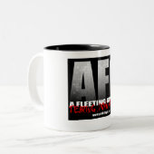 "壊して" 2色を15のozのマグ囲みます ツートーンマグカップ (正面左)