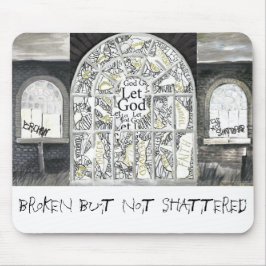 壊れたしかし粉砕されなかったマウスパッド マウスパッド