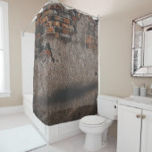 壊れたれんがの壁 シャワーカーテン (インサイチュ)