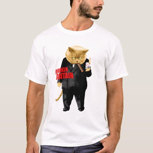 壊れたイギリス Tシャツ (正面)