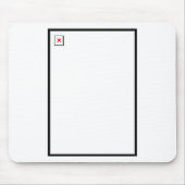 壊れたイメージ マウスパッド (正面)