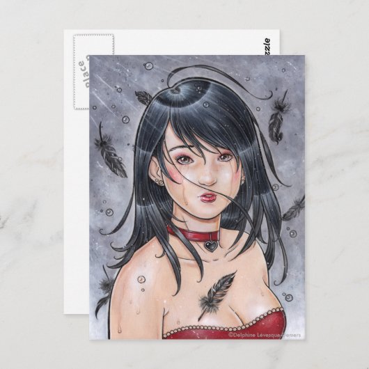 壊れたエンジェルポストカード ポストカード (正面/裏面)