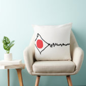 "壊れたカイトホワイト"装飾用クッション クッション (椅子)