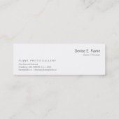 壊れたカメラA60第12 スキニー名刺 (裏面)