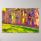 壊れたカヤック ポスター (正面)