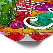 壊れたカラフルクレヨンはまだ色のポスター ポスター (角)