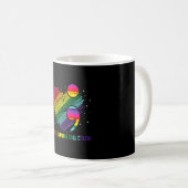 壊れたクレヨンの色 セミコロン メンタルヘルス コーヒーマグカップ (正面右)