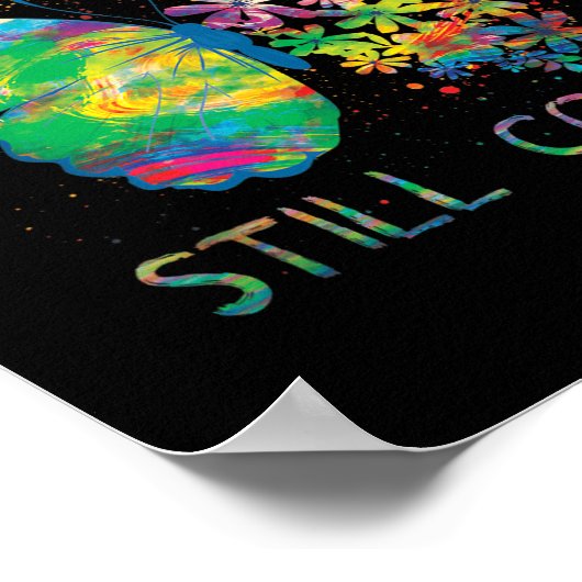 壊れたクレヨンはまだ精神的な健康を待ち受けている ポスター (角)