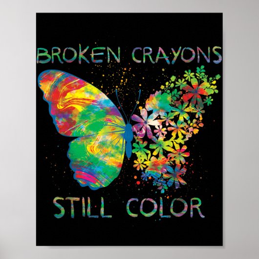 壊れたクレヨンはまだ精神的な健康を待ち受けている ポスター (正面)