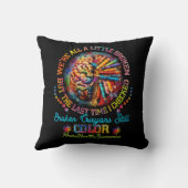 壊れたクレヨンはまだ色のメンタルヘルス認識度 クッション (裏面)