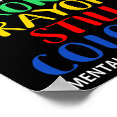 壊れたクレヨンはまだ色のメンタルヘルス認識度 ポスター (角)