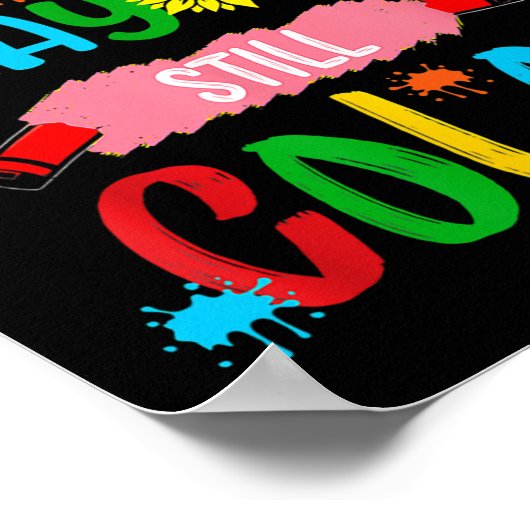 壊れたクレヨンはまだ色のメンタルヘルス認識度 ポスター (角)