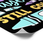 壊れたクレヨンはまだ色の精神的な健康の戦争を持っている ポスター (角)