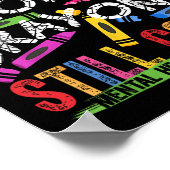 壊れたクレヨンはまだ色の精神的な健康を待っている ポスター (角)