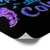 壊れたクレヨンはまだ色の自殺認識度月 ポスター (角)