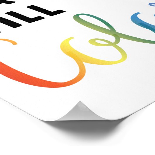 壊れたクレヨンはまだ色//ウォールアートポスター ポスター (角)