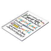 壊れたクレヨンはまだ色 ノートブック (左側)