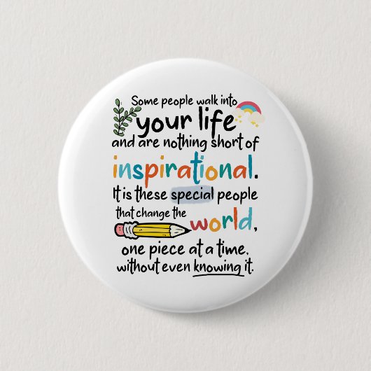 壊れたクレヨンはまだ色 缶バッジ (正面)