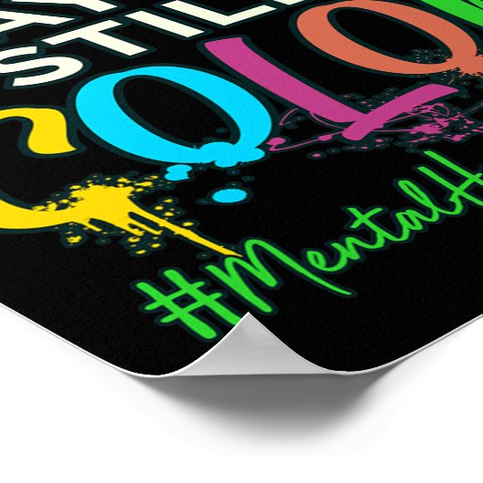 壊れたクレヨン精神衛生認識度サポーターG ポスター (角)