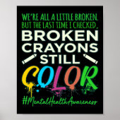 壊れたクレヨン精神衛生認識度サポーターG ポスター (正面)