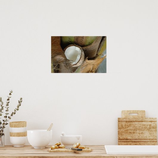 壊れたココナッツ ポスター (キッチン)