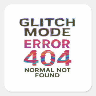 壊れたコード スクエアシール