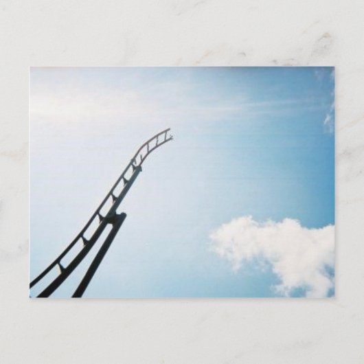 壊れたジェットコースター ポストカード (正面)