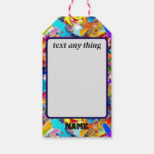 壊れたステンドグラス ギフトタグ (裏面)