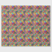 壊れたステンドグラス ラッピングペーパー (フラット)