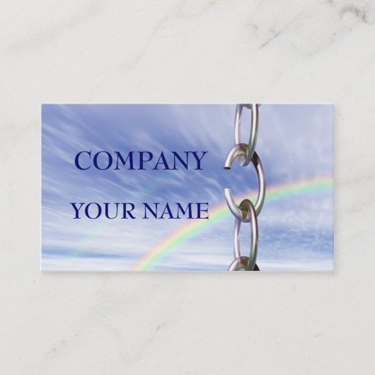 壊れたチェーン 名刺 (正面)