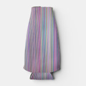 壊れたテレビ画面レインボーストライプ ボトルクーラー (正面)