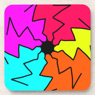 壊れたテーマカラフル コースター