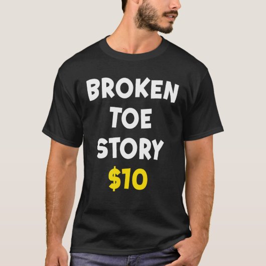 壊れたトーストーリー$10骨おもしろい傷害回復Pa Tシャツ (正面)
