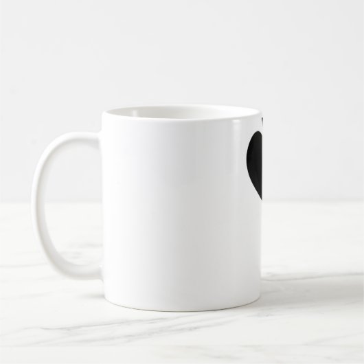 壊れたハートのキャンディポップ コーヒーマグカップ (左)