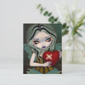 「壊れたハートの修理」はがき ポストカード (スタンド正面)