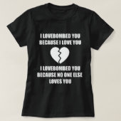 壊れたハートのTシャツ Tシャツ (デザイン正面)
