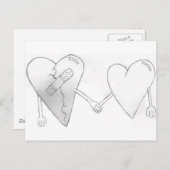 壊れたハートは直る ポストカード (正面/裏面)