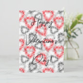 壊れたハートは赤でグレーは白 招待状 (スタンド正面)