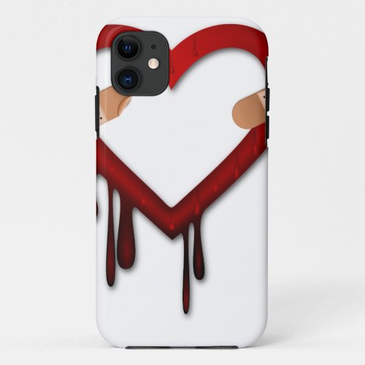 壊れたハートアンチバレンタインデー Case-Mate iPhoneケース (裏面)