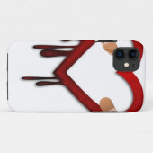 壊れたハートアンチバレンタインデー Case-Mate iPhoneケース (裏面(横))