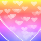 壊れたハートデジタルデザイン シール (正面)