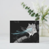 壊れたハートバラ写真の修復 ポストカード (スタンド正面)